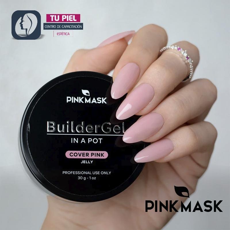 BUILDER GEL IN A POT | JELLY COVER PINK | GEL DE CONSTRUCCIÓN - Imagen 3
